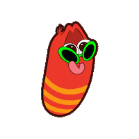 Happy Art Sticker by larva in mars