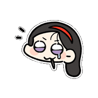 bori2sum relief 대박 헉 보리 Sticker