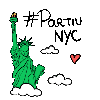 marianaferpie nyc new york viagem au pair Sticker