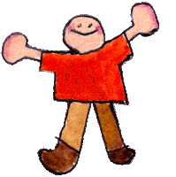 Happy Walk Sticker