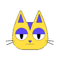 Bored Cat Sticker