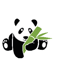 gopandoo growth bamboo nachhaltig cute panda Sticker