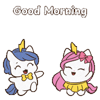 Good Morning Fresh Start Sticker by Brave Unicorn
