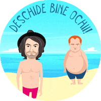 beach summer body Sticker by HaHaHa Production
