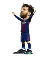Minifootballer football soccer futbol barcelona Sticker