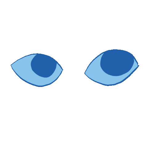 See Blue Eyes Sticker