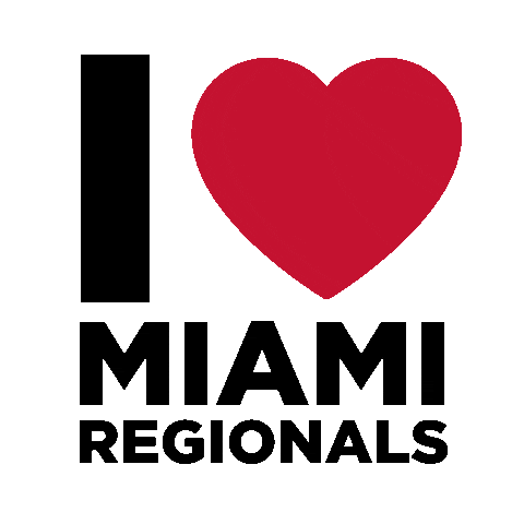 Miami U Sticker by Miami University Regionals