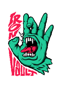 Gym Hand Sticker by Iron Vault