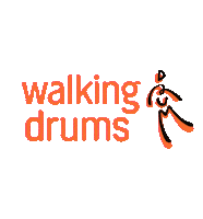 Walkingdrums Sticker