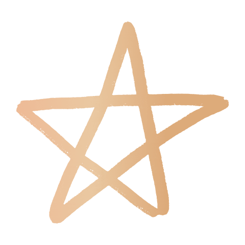 Star Gold Sticker by HELPNOFEED