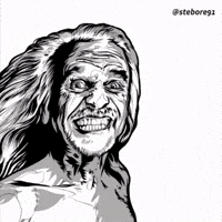 Long Hair Laughing GIF
