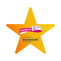 StandardLifeUK star running racing walking Sticker