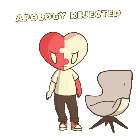 Angry Dont Apologize Sticker by LT3 Creations