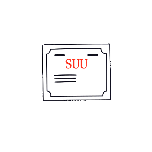Graduation Suu Sticker by Southern Utah University
