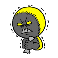 Angry 라인프렌즈 Sticker by LINE FRIENDS
