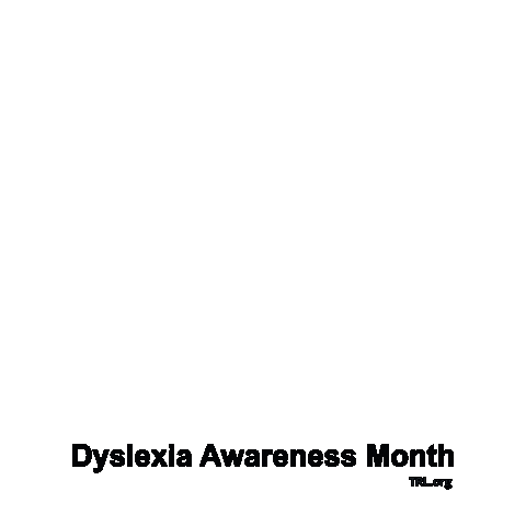 Celebration Dyslexia Sticker by Timberland Regional Library