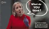 What Do You Think Lucy Worsley GIF by PBS