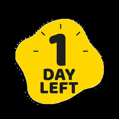 kenejdspahiu giphygifmaker 2 days left two days left GIF