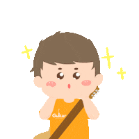 Happy Oh My God Sticker by Guitar Concept