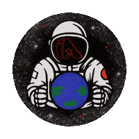 Astronaut Ia Sticker by iNFiNiTi  Athletics