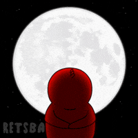 Camping Full Moon GIF by Retsba