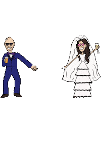 Eagle Carter Wedding Sticker by BMGPM