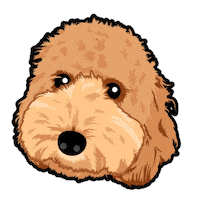 Golden Doodle Sticker by Neat Pets Mementos