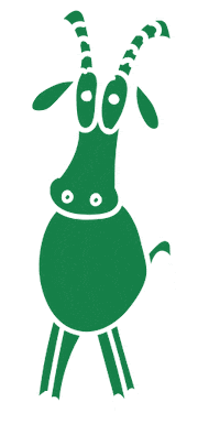 Allgäu Ziege Sticker by Alpsee Bergwelt