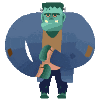 Halloween Monster Sticker by CapstonePub