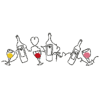 Illustration Wine Sticker by Weingut Masser