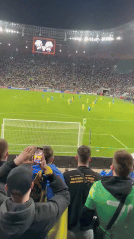 Ukraine Fans Celebrate Win Over Iceland to Clinch Euro 2024 Spot
