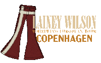 Wild Horses Copenhagen Sticker by Lainey Wilson