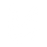 White Cat Sticker