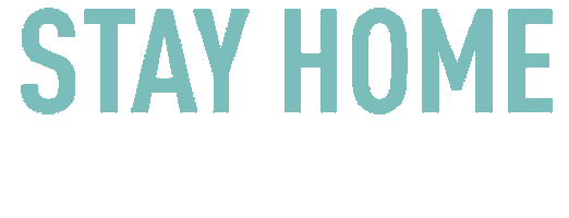 Corona Stay Home Sticker by Urban Jungle Bloggers