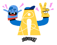 Happy Fun Sticker by Alakazoo