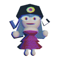 3D Character Sticker