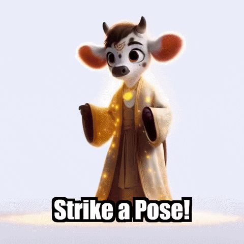 Strike A Pose Fun GIF by Moosiahzen