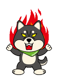 Angry Fire Sticker by OHAYOTEA