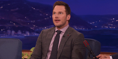 chris pratt GIF by Team Coco
