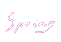 yuruneon neon spring word season Sticker