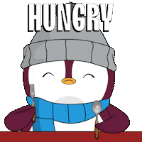 Hungry Feed Sticker by Pudgy Penguins