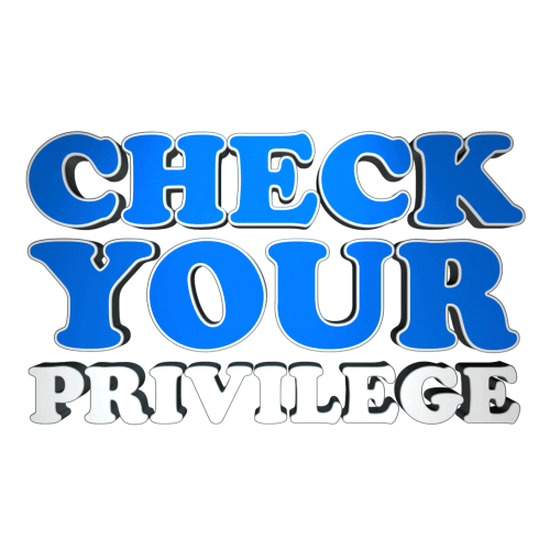 check your privilege Sticker by Dear White People Netflix