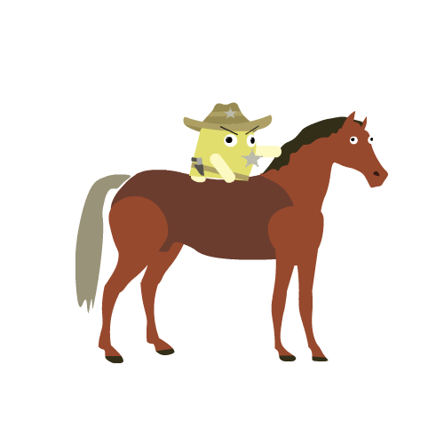 Pistolavistas animation fire horse go Sticker