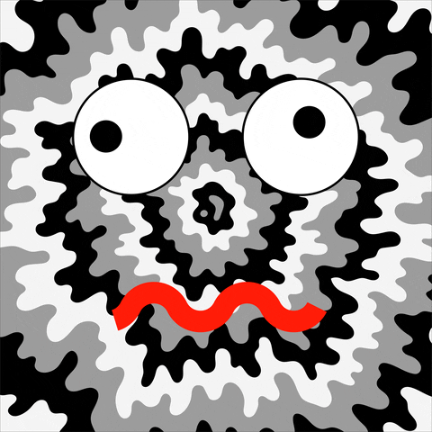 Black And White Art GIF by Jen Stark