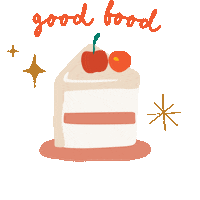 Good Food Cake Sticker by MeyerAccentSeries
