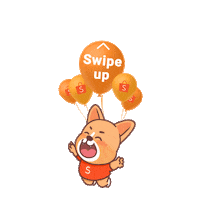 Dog Celebrate Sticker by ShopeeTH
