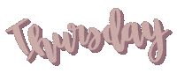 Lettering Thursday Sticker