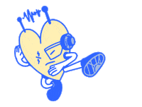ejrl heart kick karate agent Sticker