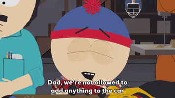 stan marsh car GIF by South Park 