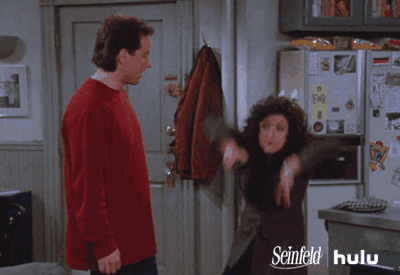 freaking out elaine benes GIF by HULU